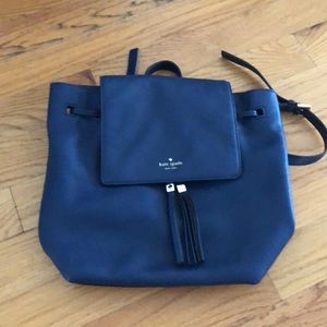 Navy blue Kate spade backpack